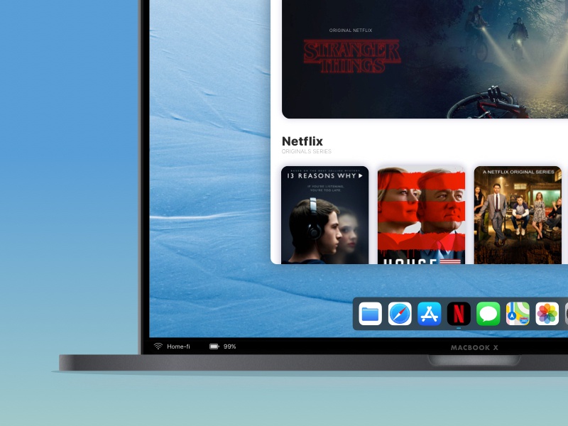 is there a netfllix app for a mac laptop